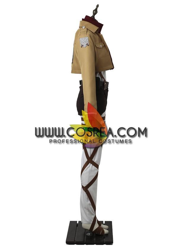 Cosrea A-E Attack On Titan Mikasa Ackerman Complete Cosplay Costume