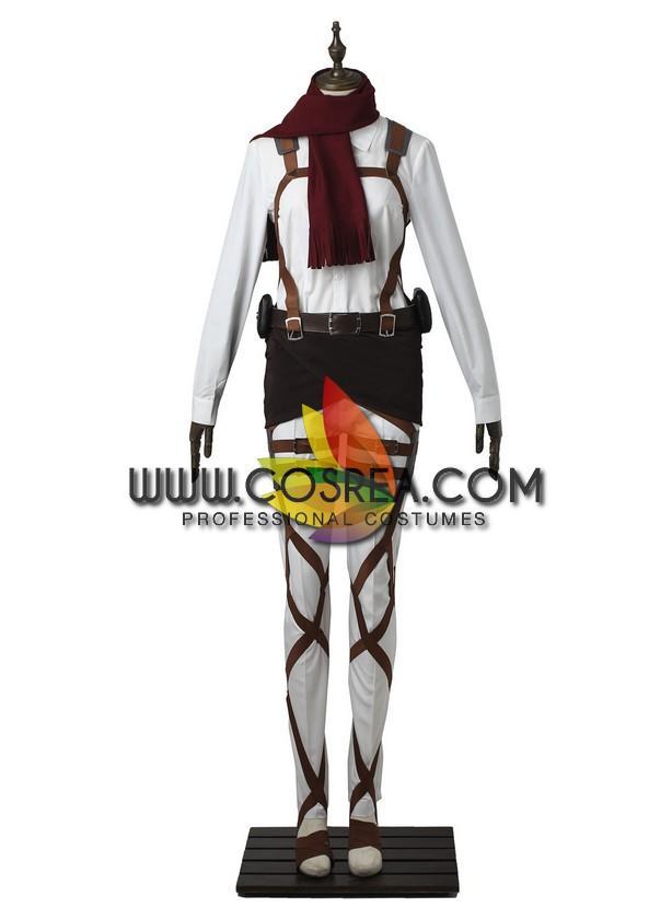 Cosrea A-E Attack On Titan Mikasa Ackerman Complete Cosplay Costume