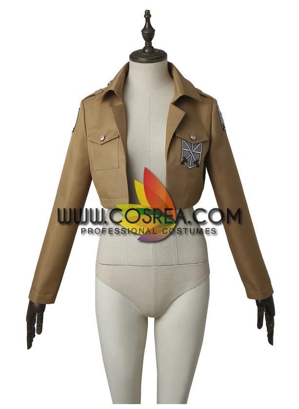 Cosrea A-E Attack On Titan Mikasa Ackerman Complete Cosplay Costume