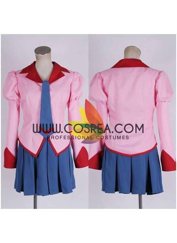Cosrea A-E Bakemonogatari Hitagi Senjogahara Cosplay Costume