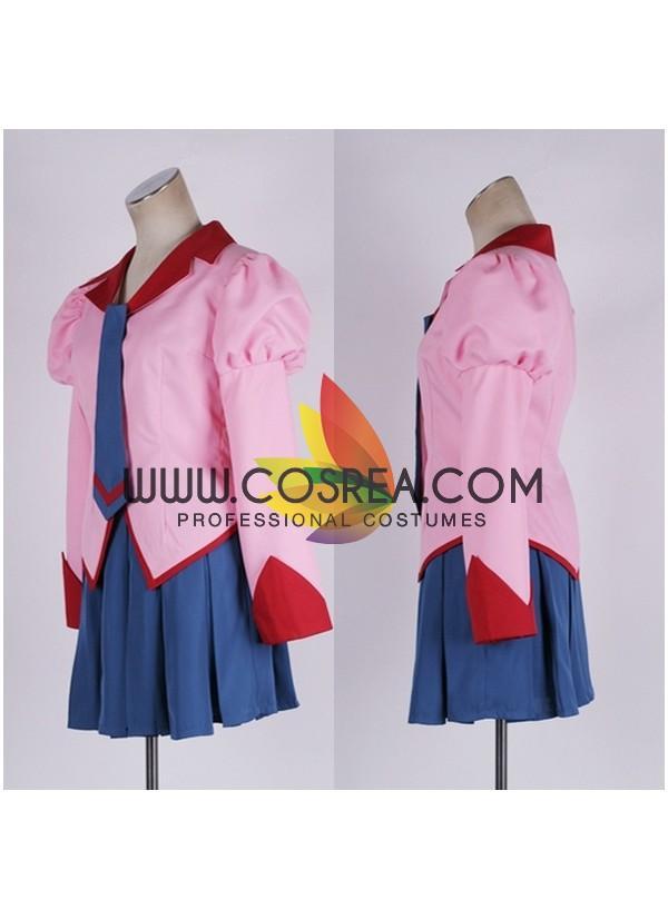Cosrea A-E Bakemonogatari Hitagi Senjogahara Cosplay Costume