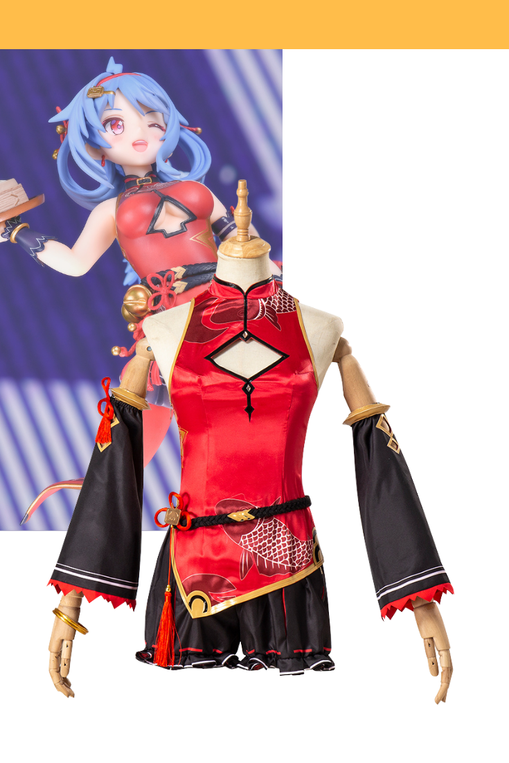 Bilibili Mascot 33 Girl Qipao Dress Cosplay Costume Cosrea Cosplay