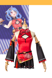 Cosrea A-E Bilibili Mascot 33 Girl Qipao Dress Cosplay Costume