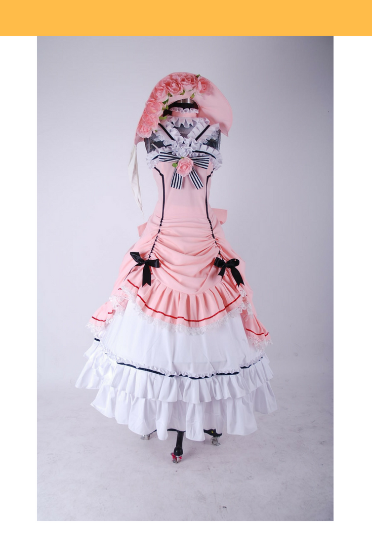 Cosrea A-E Black Butler Ciel Pink Cosplay Costume