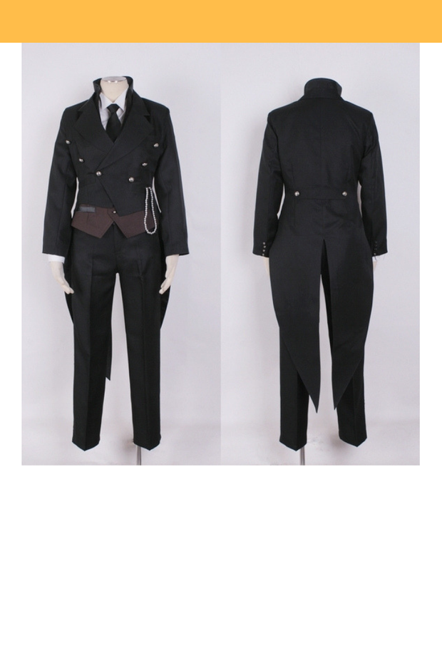 Cosrea A-E Black Butler Sebastian Michaelis Anime Version Cosplay Costume