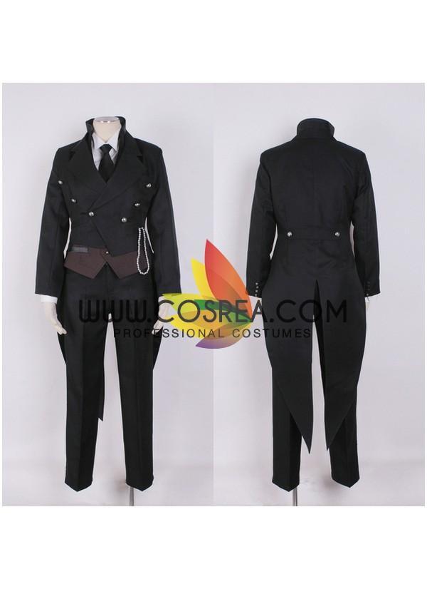 Cosrea A-E Black Butler Sebastian Michaelis Anime Version Cosplay Costume