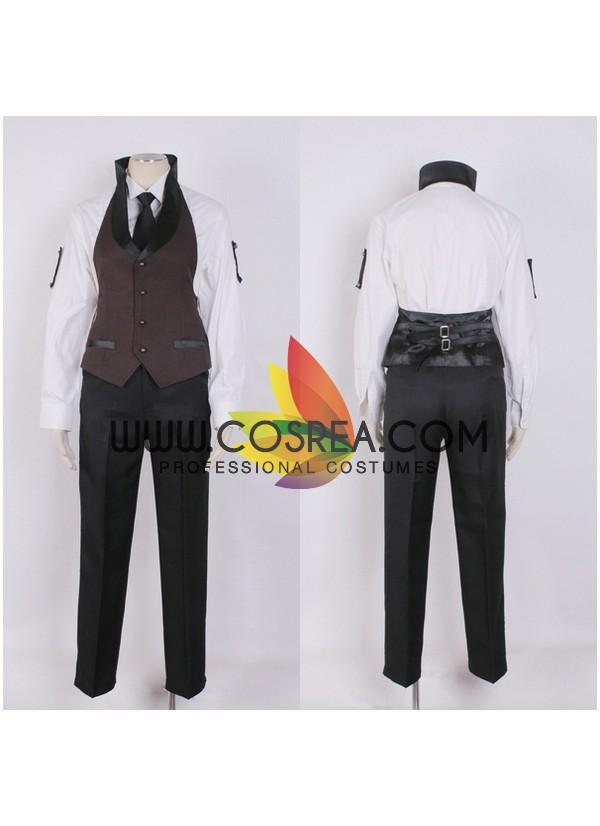 Cosrea A-E Black Butler Sebastian Michaelis Anime Version Cosplay Costume
