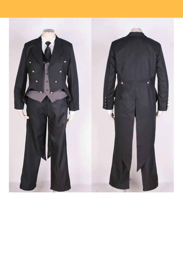 Cosrea A-E Black Butler Sebastian Michaelis Tuxedo Cosplay Costume