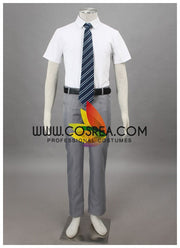 Cosrea A-E Bleach Karakura High School Male Summer Cosplay Costume