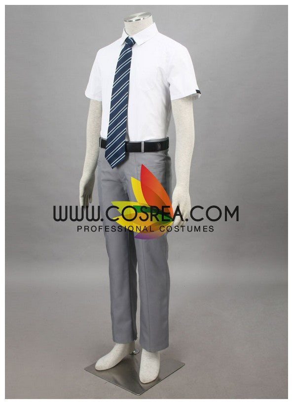 Cosrea A-E Bleach Karakura High School Male Summer Cosplay Costume