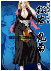 Cosrea A-E Bleach Rangiku Matsumoto Shinigami Cosplay Costume