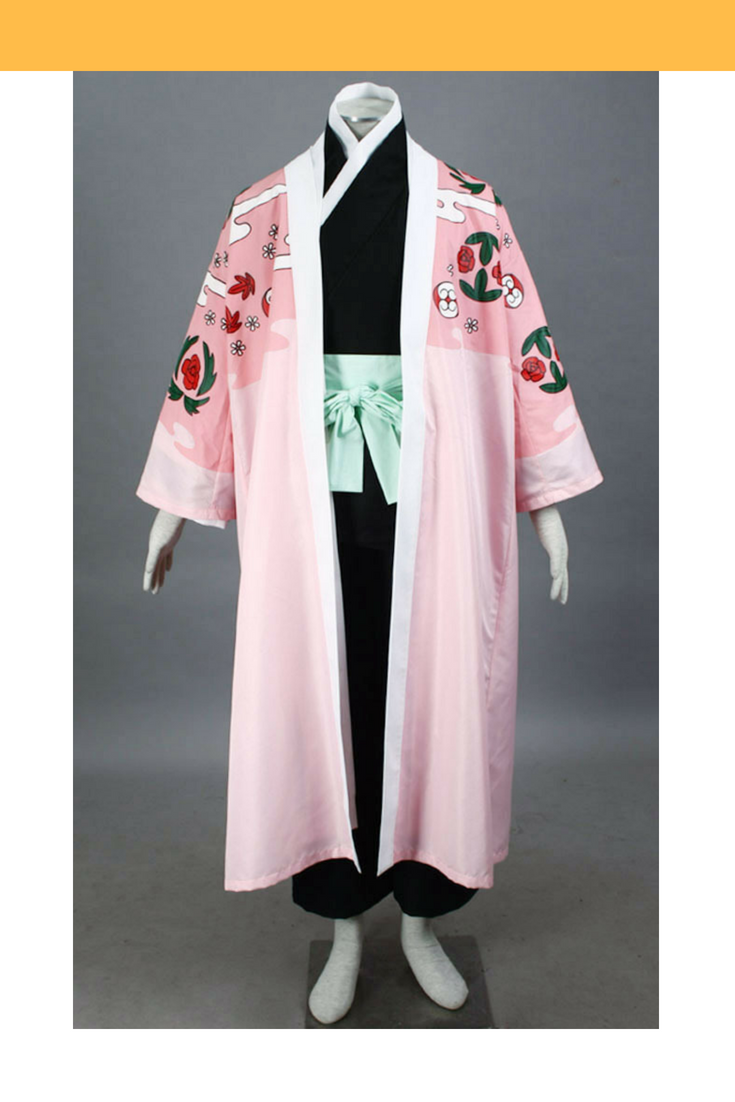 Cosrea A-E Bleach Shunsui Sozosuke Jiro Kyoraku Shinigami Cosplay Costume