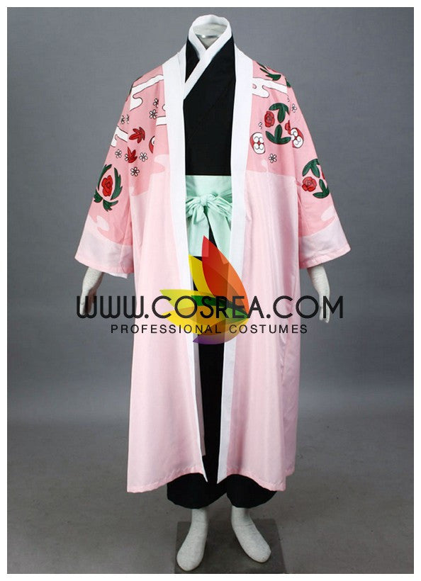 Cosrea A-E Bleach Shunsui Sozosuke Jiro Kyoraku Shinigami Cosplay Costume
