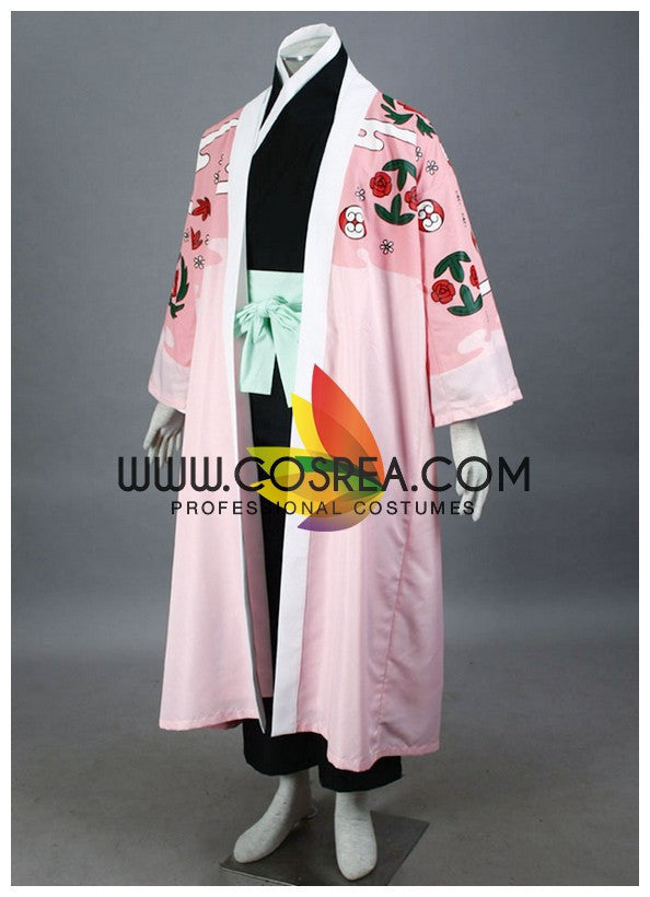 Cosrea A-E Bleach Shunsui Sozosuke Jiro Kyoraku Shinigami Cosplay Costume