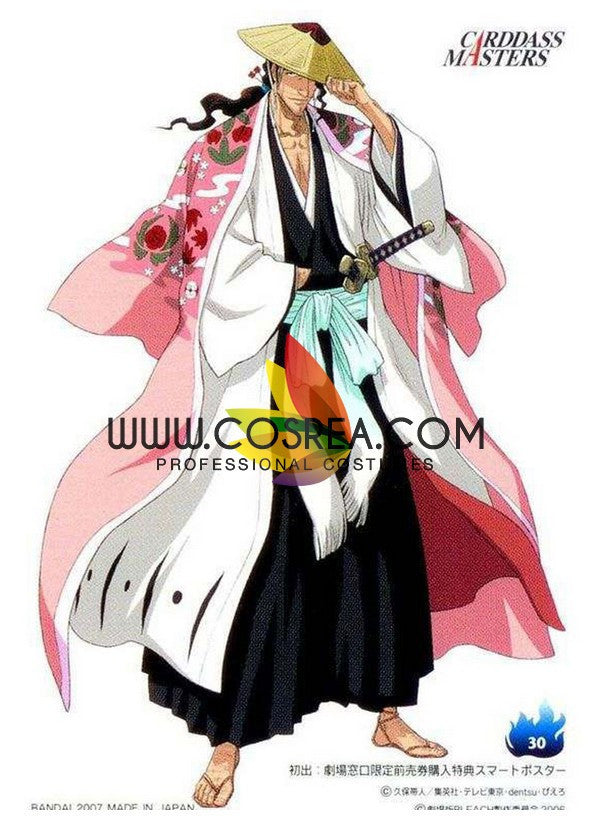Cosrea A-E Bleach Shunsui Sozosuke Jiro Kyoraku Shinigami Cosplay Costume