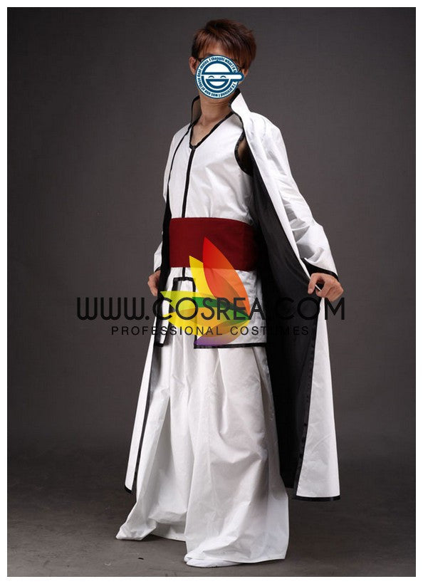 Cosrea A-E Bleach Sosuke Aizen Arrancar Cosplay Costume