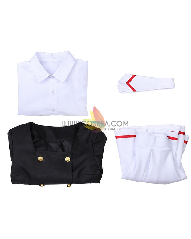 Cosrea A-E Cardcaptor Sakura Clear Card Sakura Middle School Uniform Cosplay Costume