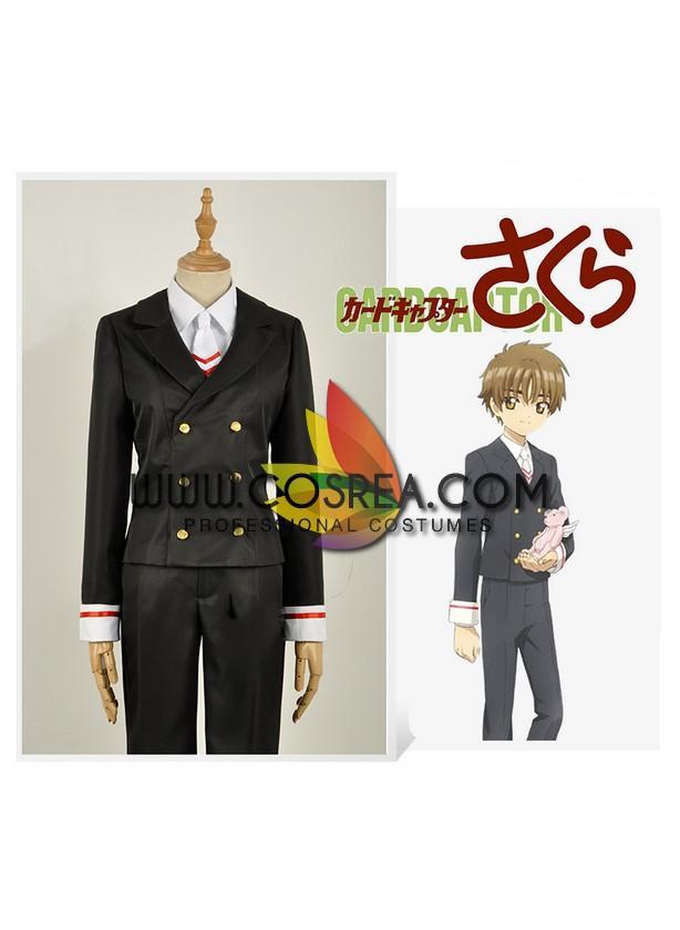 Cosrea A-E Cardcaptor Sakura Clear Card Syaoran Middle School Uniform Cosplay Costume