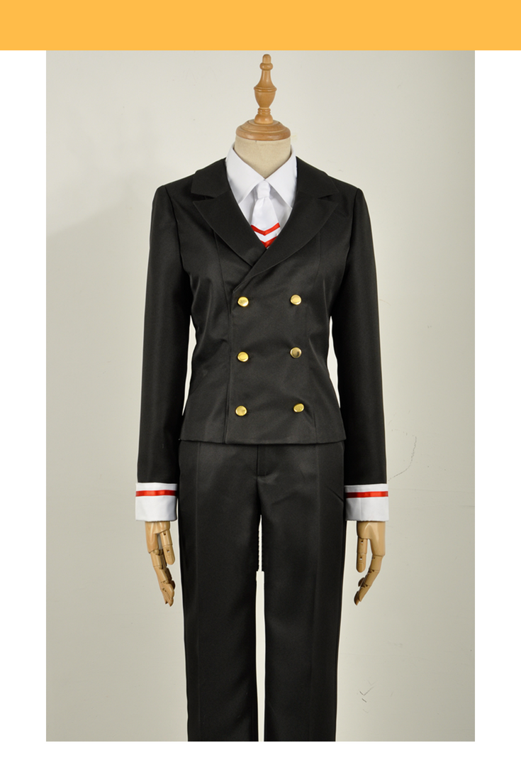 Cosrea A-E Cardcaptor Sakura Clear Card Syaoran Middle School Uniform Cosplay Costume