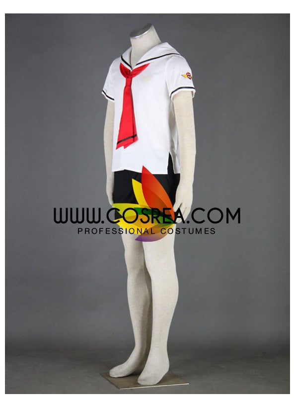 Cosrea A-E Cardcaptor Sakura Syaoran Li Summer Uniform Cosplay Costume