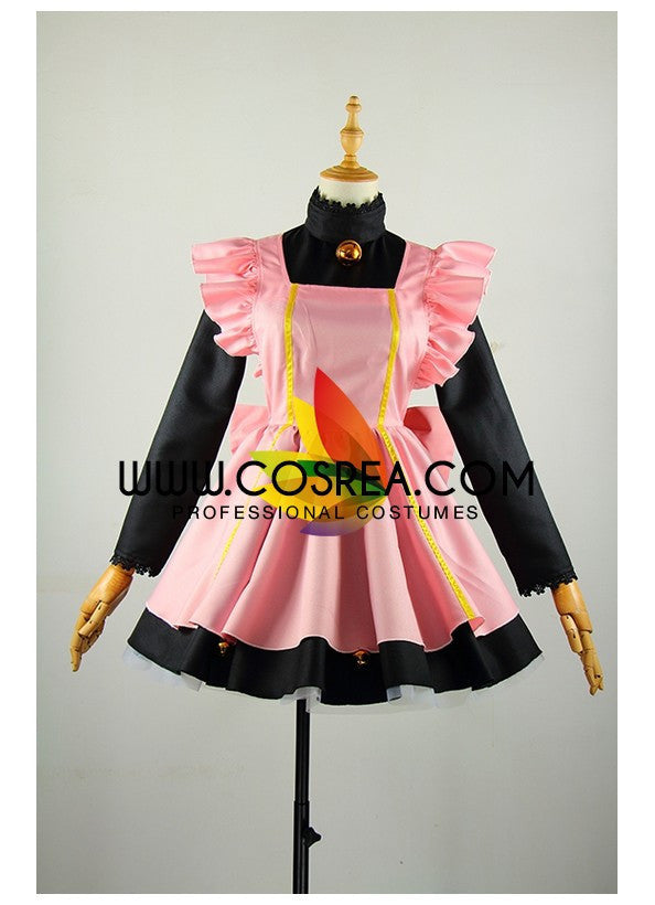 Cosrea A-E Cardcaptor Sakura The Pink Cat Cosplay Costume
