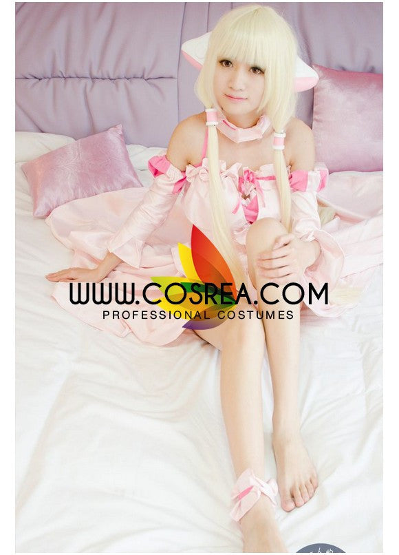 Cosrea A-E Chobit Chii Fairy Pink Cosplay Costume