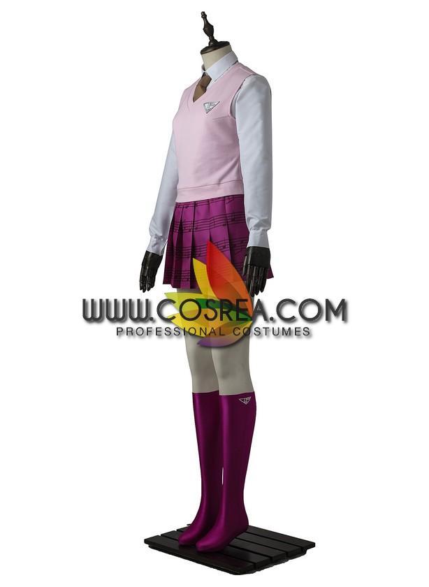 Cosrea A-E Dangan Ronpa Kaede Akamatsu Cosplay Costume