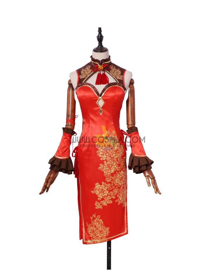 Cosrea A-E Date A Live Kurumi Tokisaki Qipao Dress Cosplay Costume