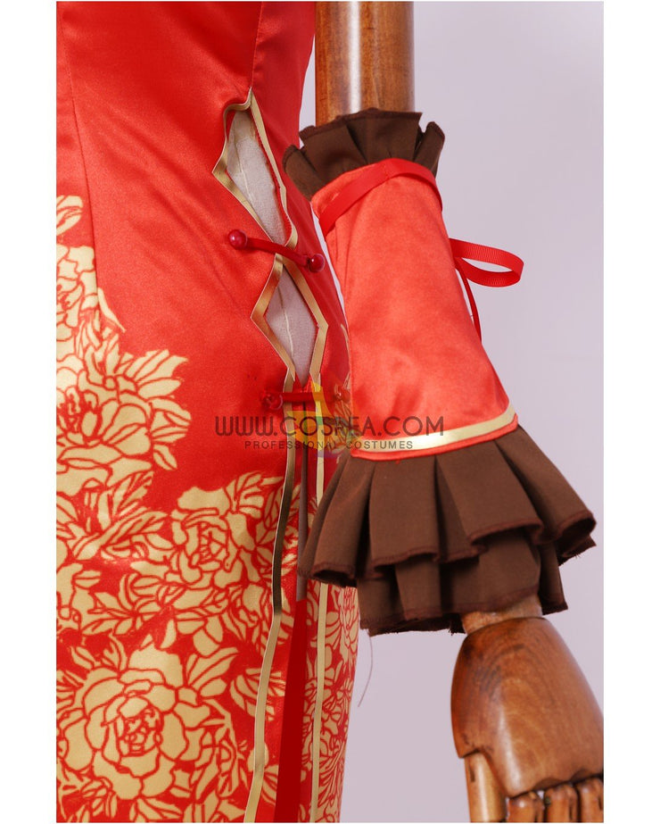 Cosrea A-E Date A Live Kurumi Tokisaki Qipao Dress Cosplay Costume