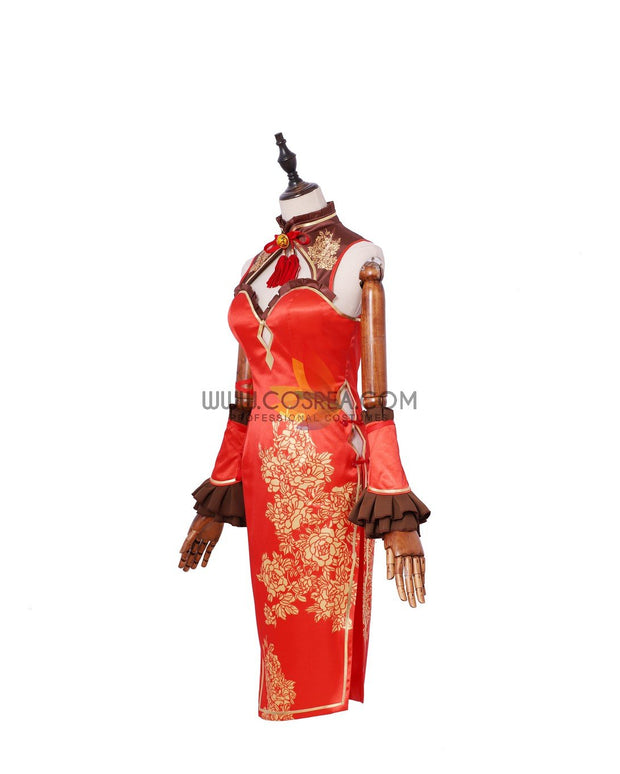 Cosrea A-E Date A Live Kurumi Tokisaki Qipao Dress Cosplay Costume