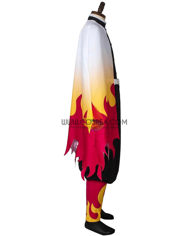 Cosrea A-E Demon Slayer Rengoku Kyojuro Printed Cosplay Costume