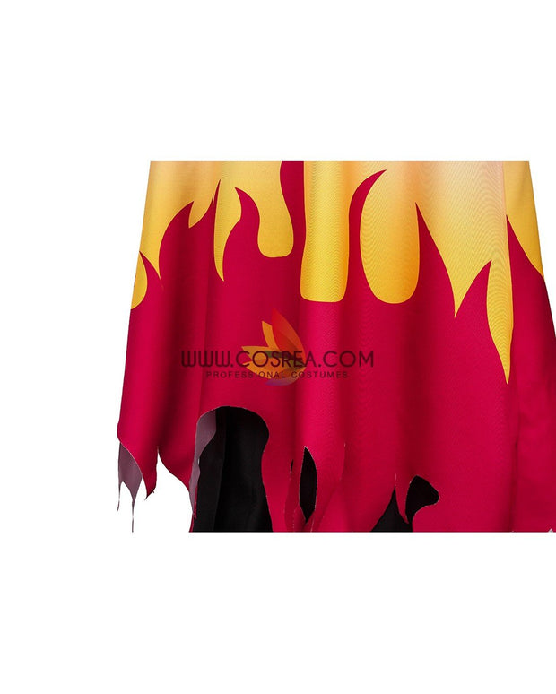 Cosrea A-E Demon Slayer Rengoku Kyojuro Printed Cosplay Costume