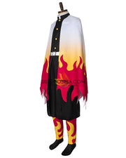 Cosrea A-E Demon Slayer Rengoku Kyojuro Printed Cosplay Costume