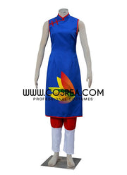 Cosrea A-E Dragonball Chi Chi Youth Qipao Cosplay Costume