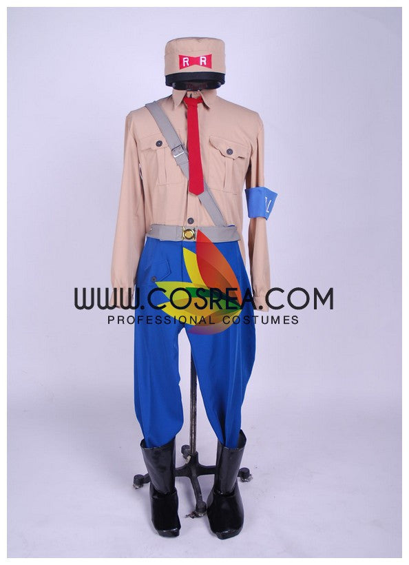Cosrea A-E Dragonball General Blue Cosplay Costume