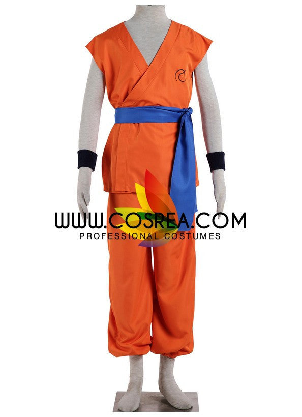 Cosrea A-E Dragonball Goku Training Cosplay Costume