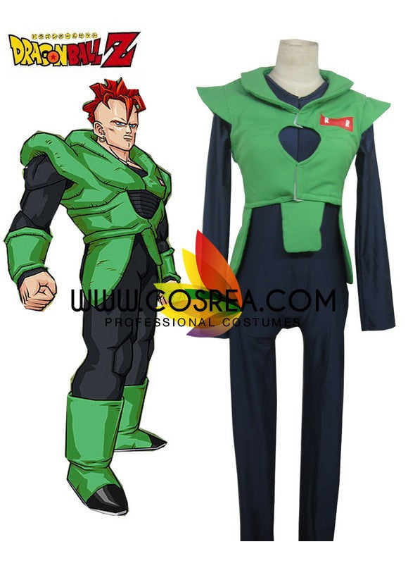 Cosrea A-E Dragonball Number 16 Cosplay Costume