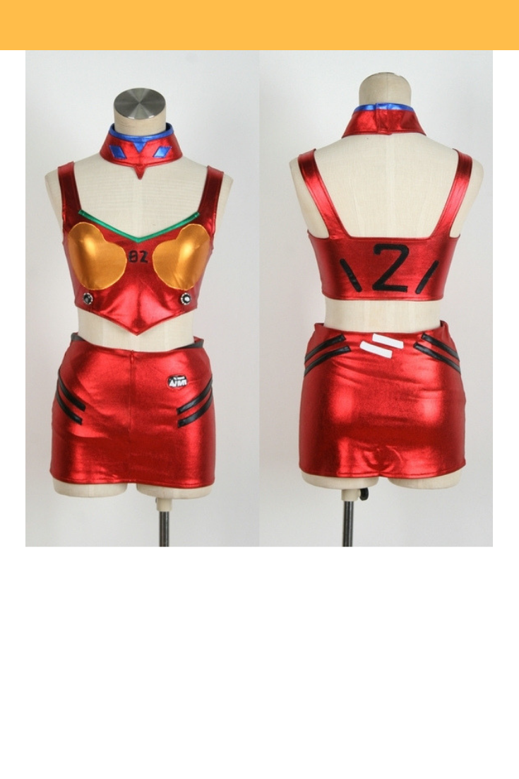 Cosrea A-E EVA Neon Genesis Asuka Langley Racing Cosplay Costume