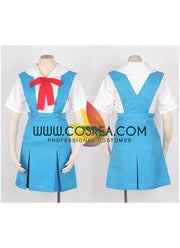 Cosrea A-E EVA Neon Genesis Rei School Uniform Cosplay Costume