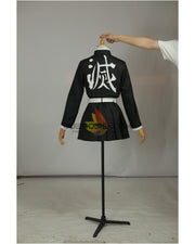 Cosrea A-E Mitsuri Kanroji Love Hashira Demon Slayer Cosplay Costume