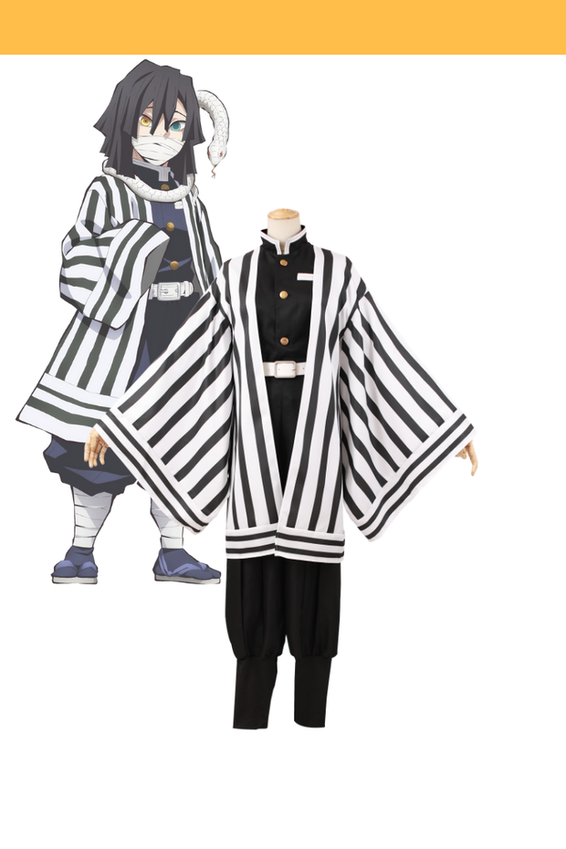 Cosrea A-E Obanai Iguro Demon Slayer Cosplay Costume