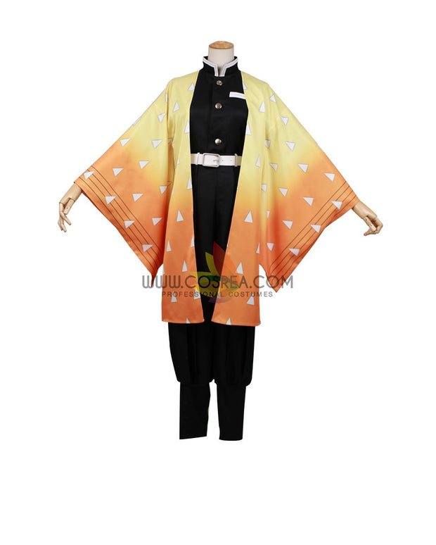 Cosrea A-E Zenitsu Agatsuma Demon Slayer Cosplay Costume