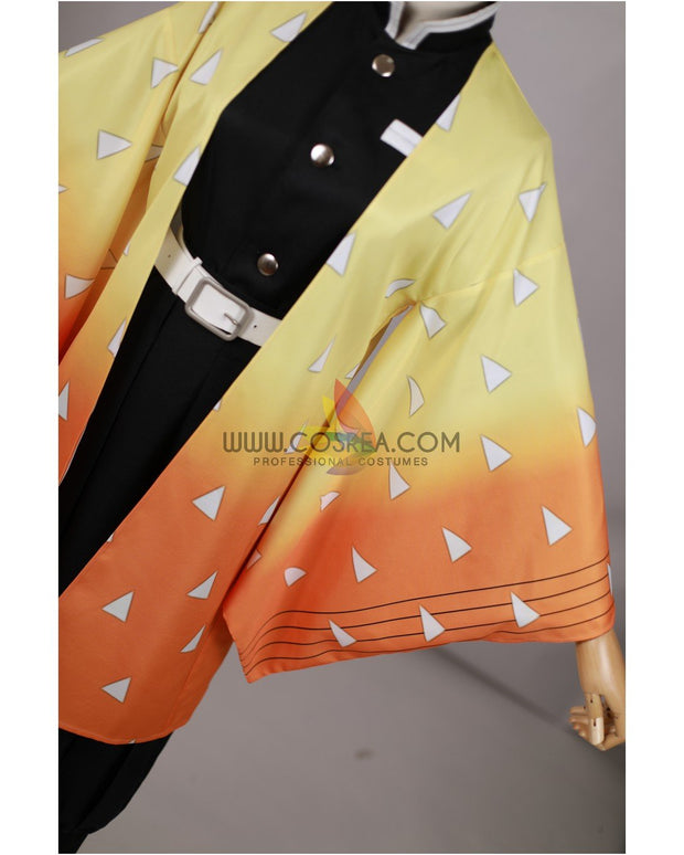 Cosrea A-E Zenitsu Agatsuma Demon Slayer Cosplay Costume