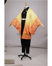Cosrea A-E Zenitsu Agatsuma Demon Slayer Cosplay Costume