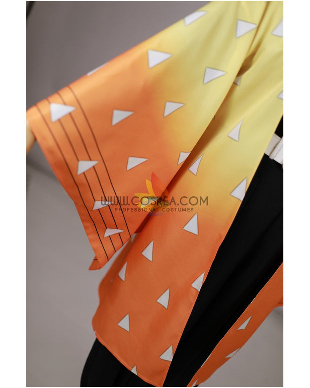 Cosrea A-E Zenitsu Agatsuma Demon Slayer Cosplay Costume