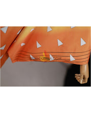 Cosrea A-E Zenitsu Agatsuma Demon Slayer Cosplay Costume