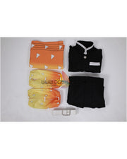 Cosrea A-E Zenitsu Agatsuma Demon Slayer Cosplay Costume
