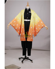 Cosrea A-E Zenitsu Agatsuma Demon Slayer Cosplay Costume