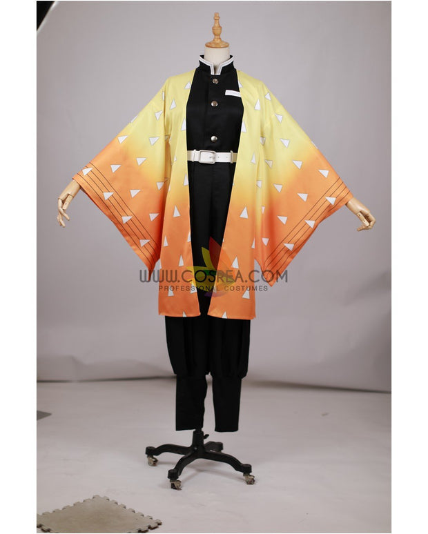 Cosrea A-E Zenitsu Agatsuma Demon Slayer Cosplay Costume