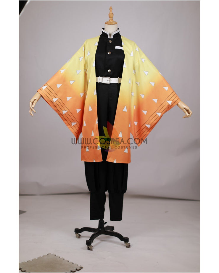 Cosrea A-E Zenitsu Agatsuma Demon Slayer Cosplay Costume